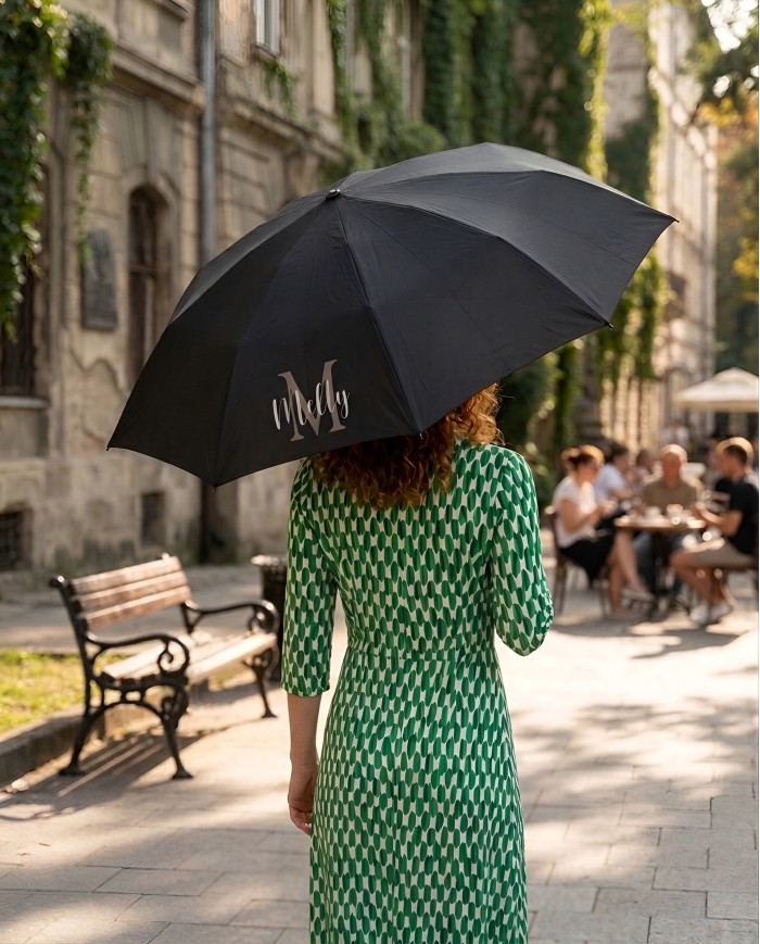 Wunschname mit Initialen Regenschirm