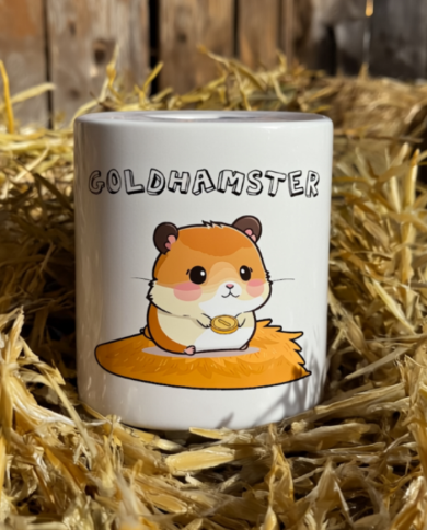 niedliche Goldhamster Spardose niedliche Goldhamster Spardose