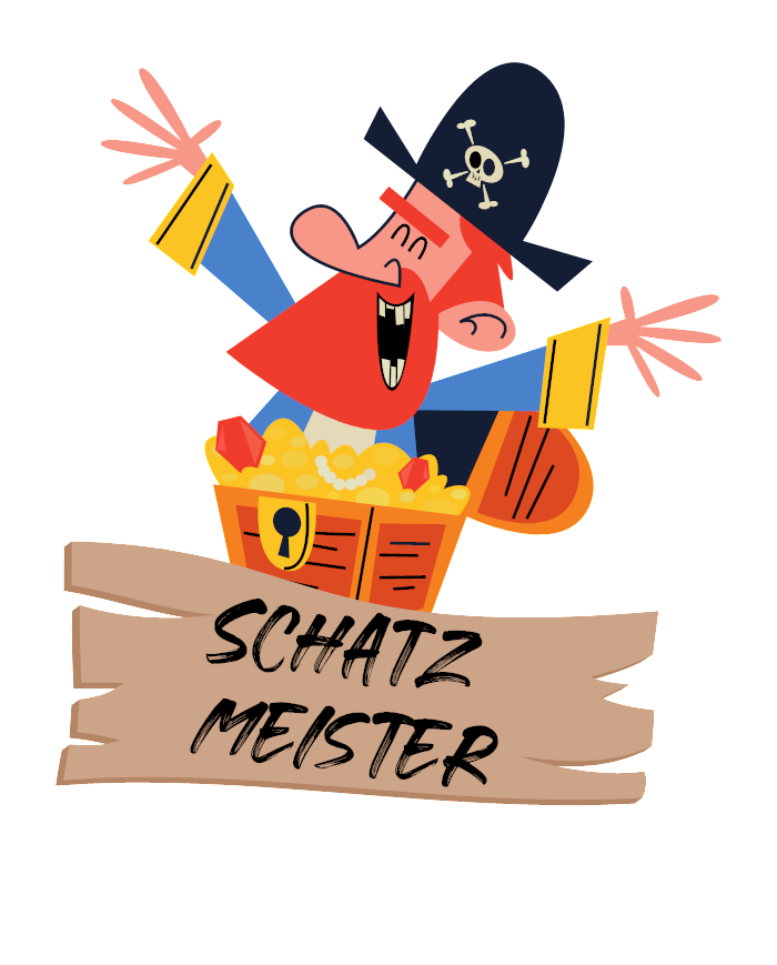 Schatzmeister Piraten Design Schatzmeister Piraten Design