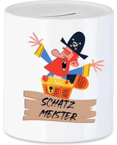 Schatzmeister Piraten Spardose Schatzmeister Piraten Spardose